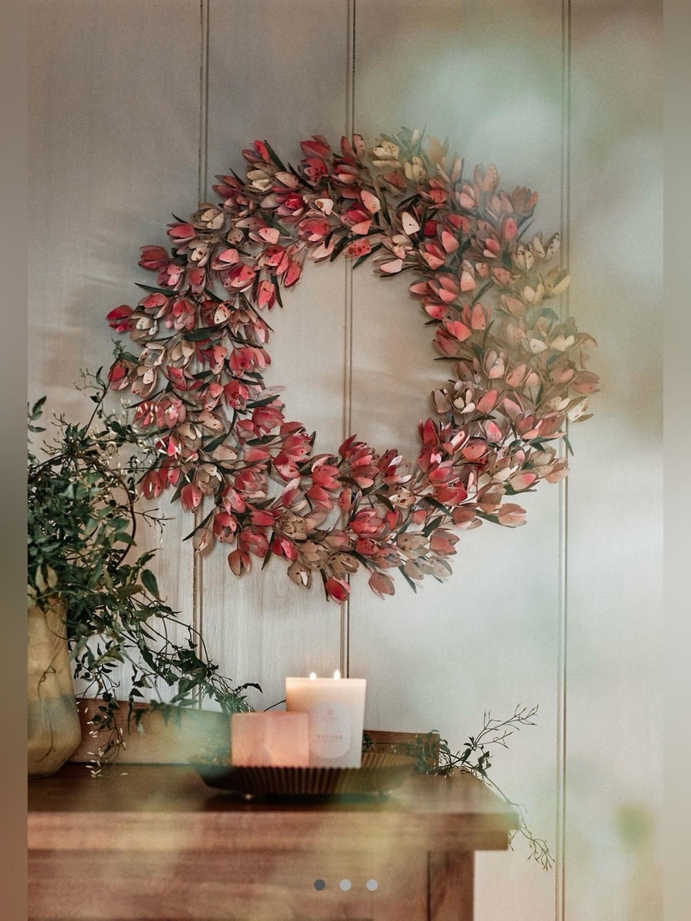 Anthropologie terrain Tulip Iron Wreath